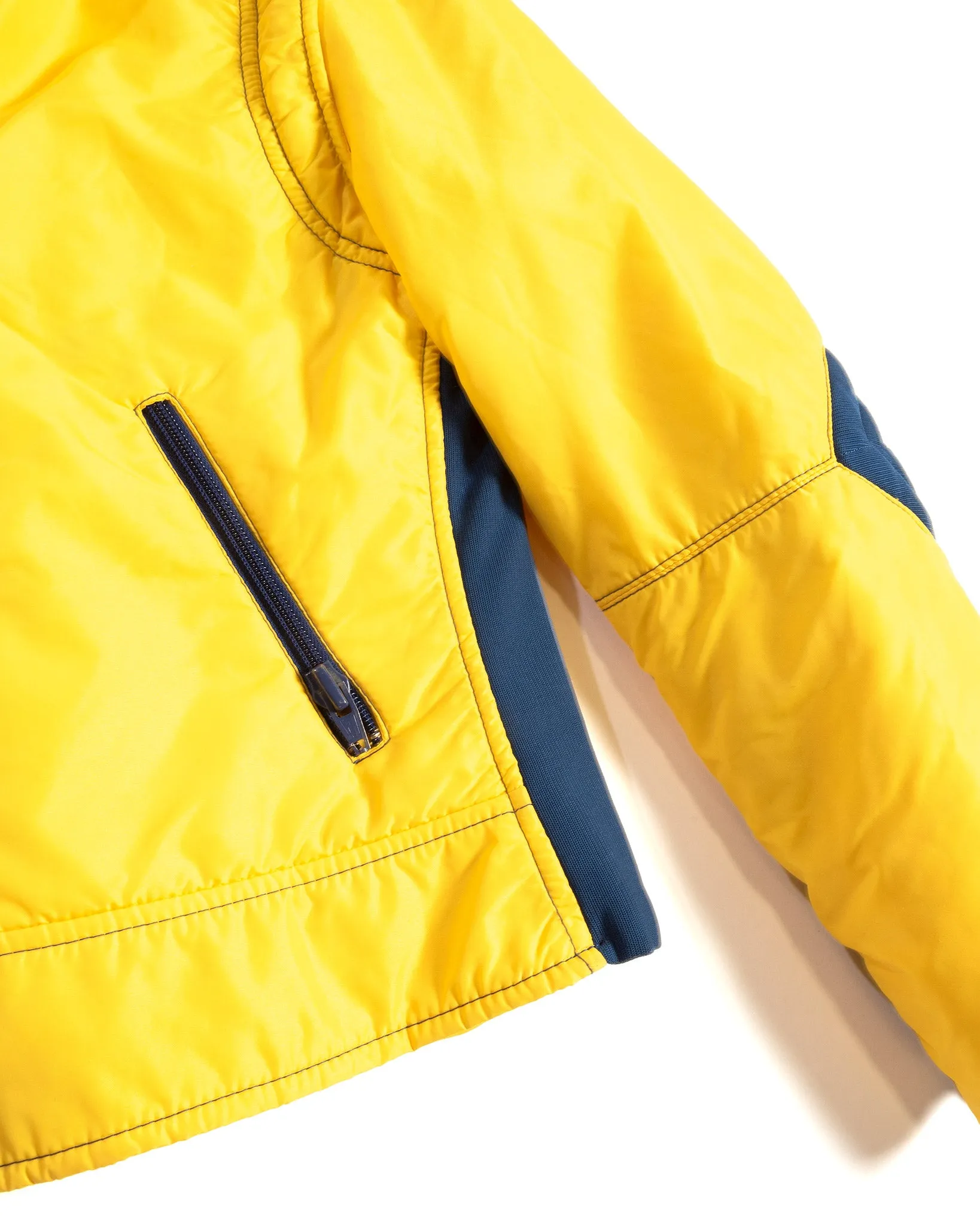 70s Yellow and Blue Ski Jacket by Ellesse
