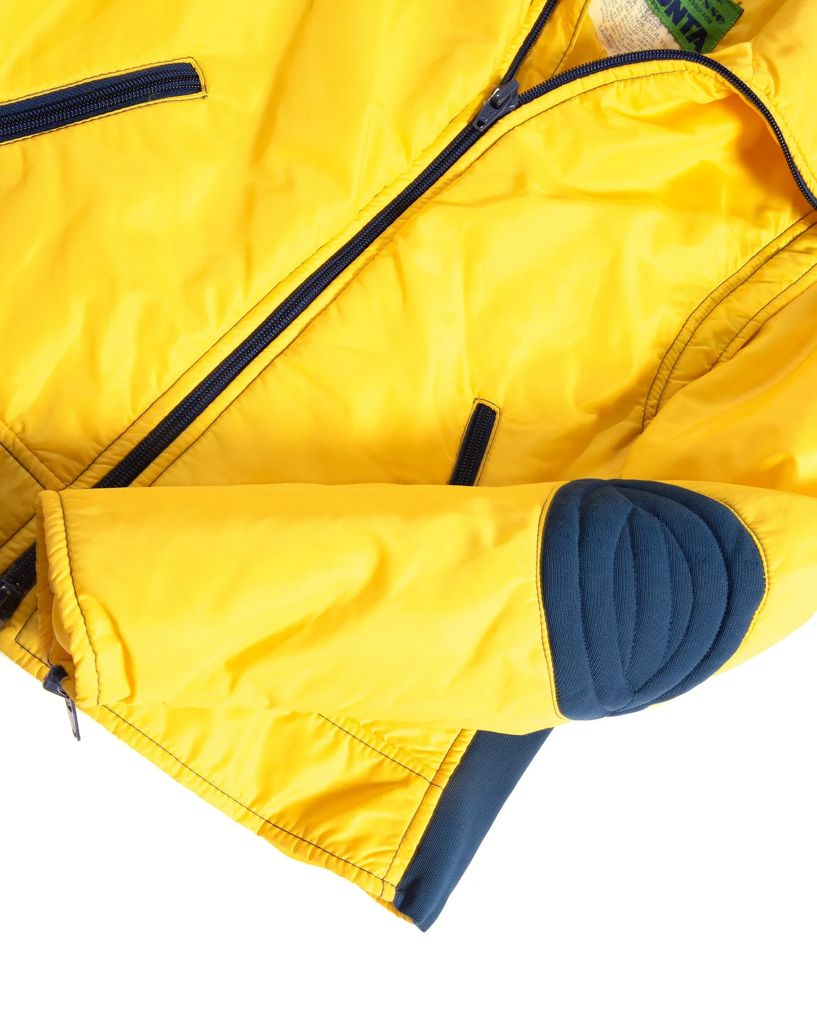 70s Yellow and Blue Ski Jacket by Ellesse