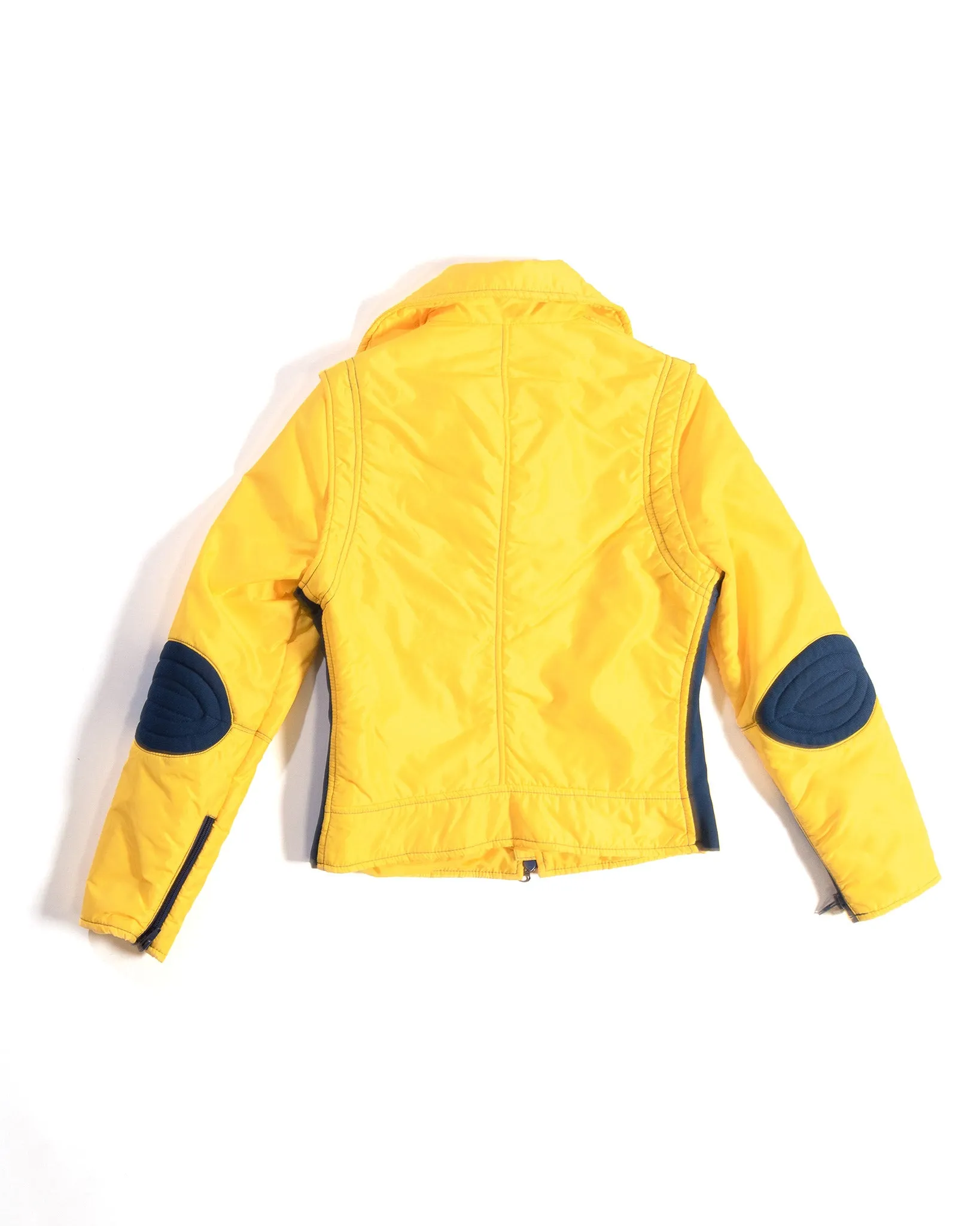 70s Yellow and Blue Ski Jacket by Ellesse