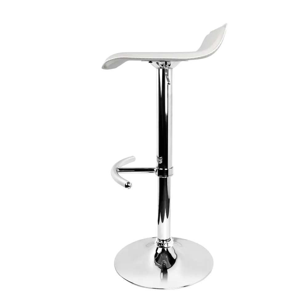 Adjustable PU Leather Bar Stools with 360° Swivel - Artiss
