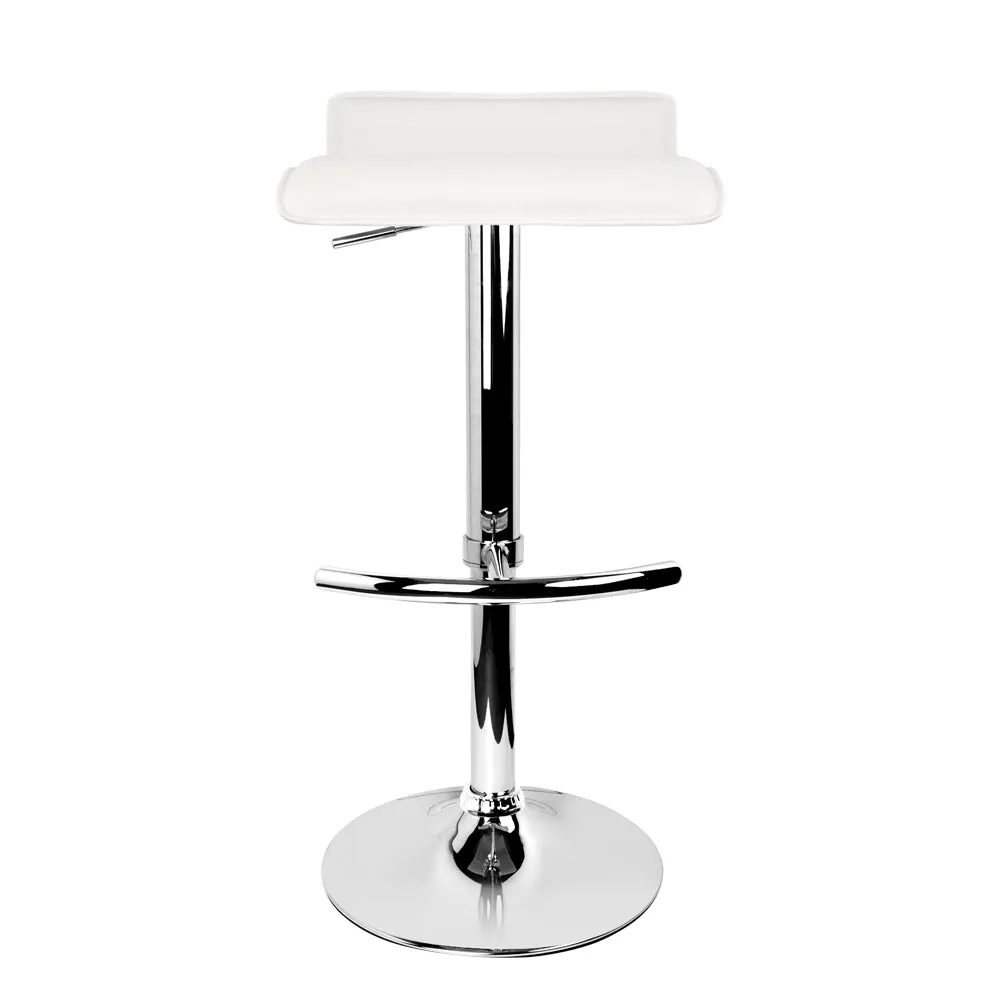 Adjustable PU Leather Bar Stools with 360° Swivel - Artiss