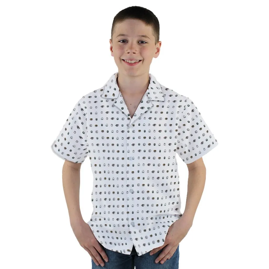 Anime Sushi Rolls Light Youth Hawaiian Shirt