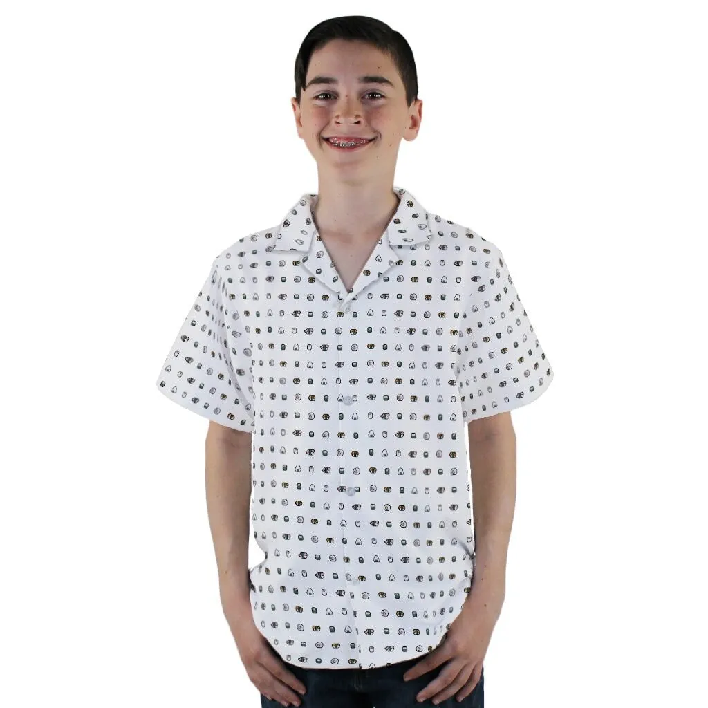 Anime Sushi Rolls Light Youth Hawaiian Shirt