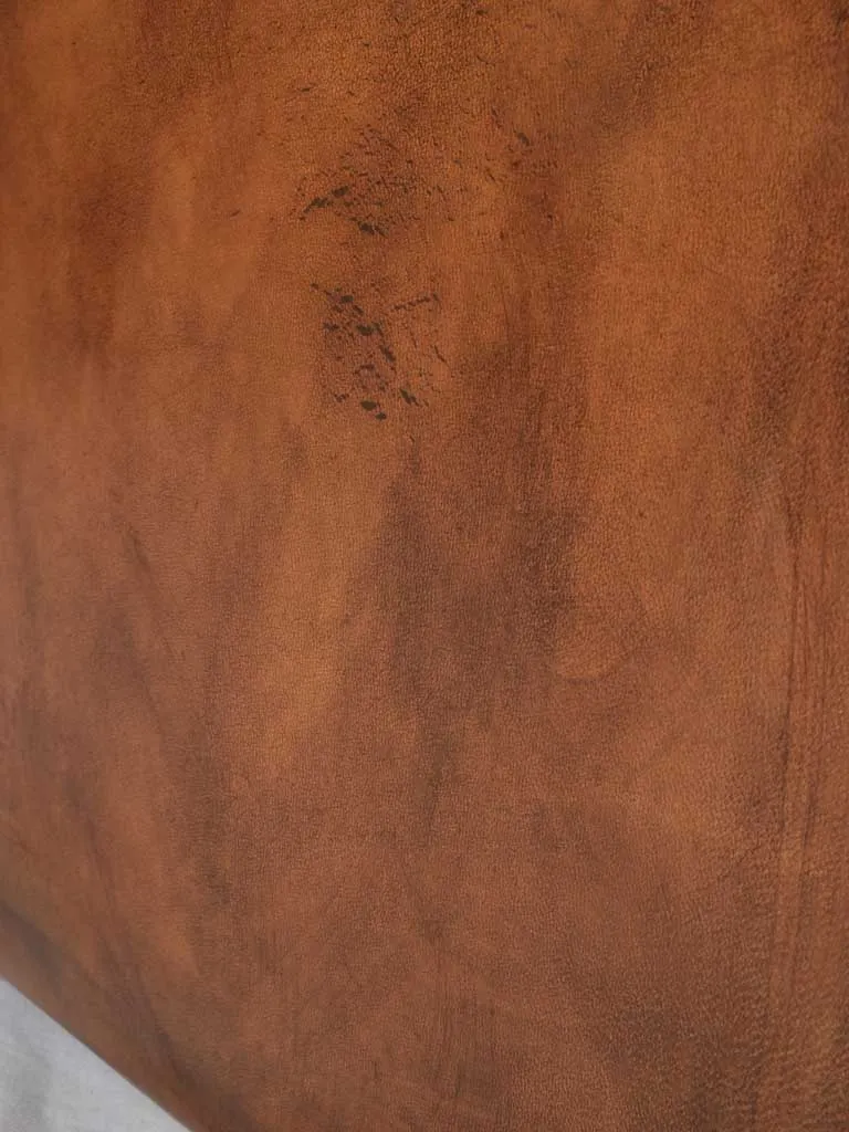 Artisan made leather club chair - Taittinger design