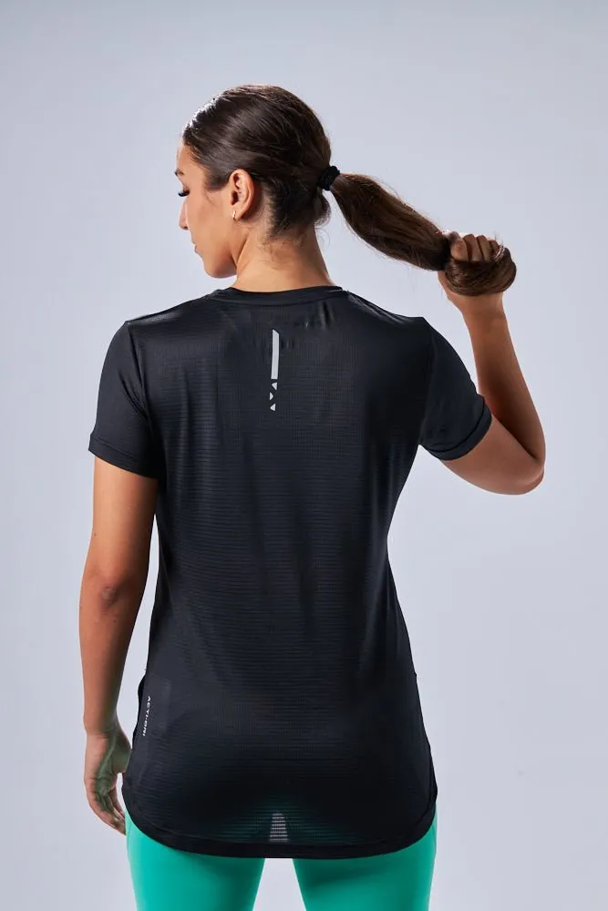 Black LiteRun Performance Tee