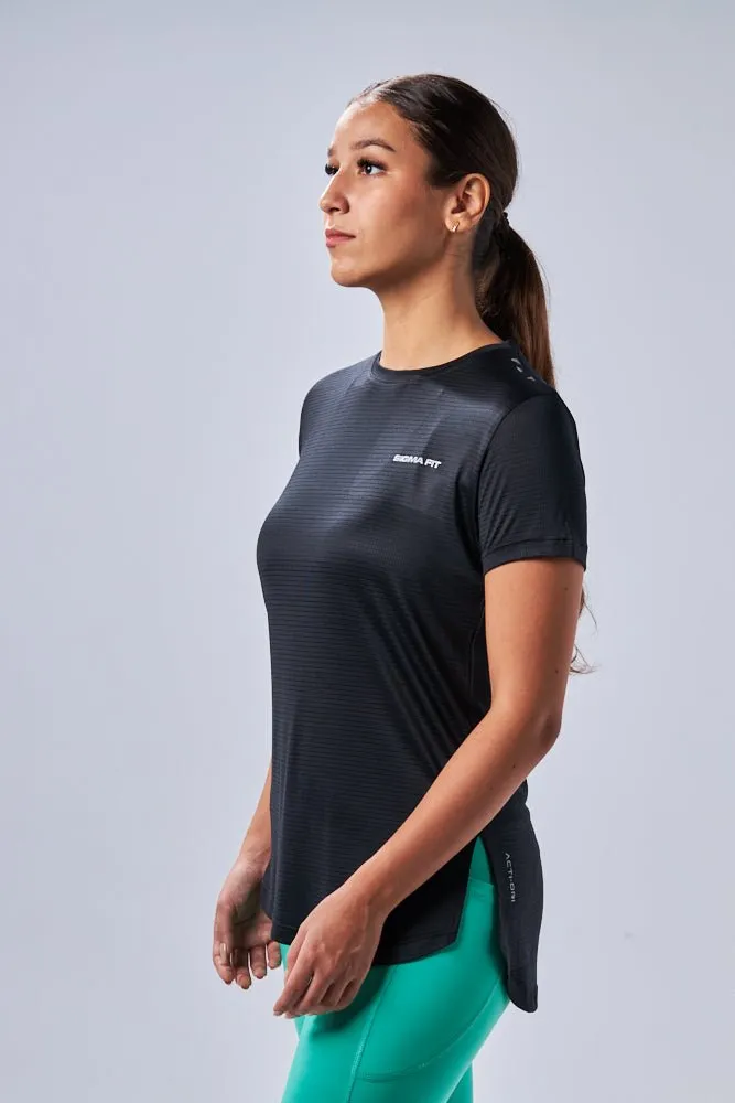 Black LiteRun Performance Tee