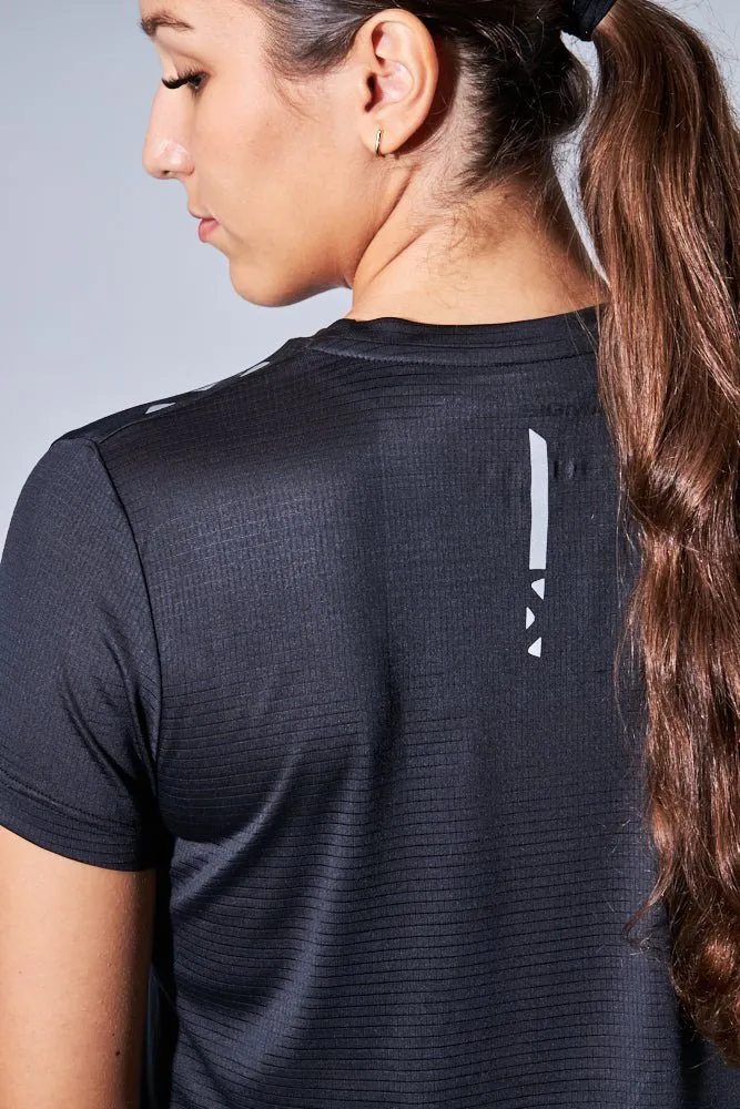 Black LiteRun Performance Tee