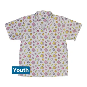 Board Game Objects Meeples White Youth Hawaiian Shirt