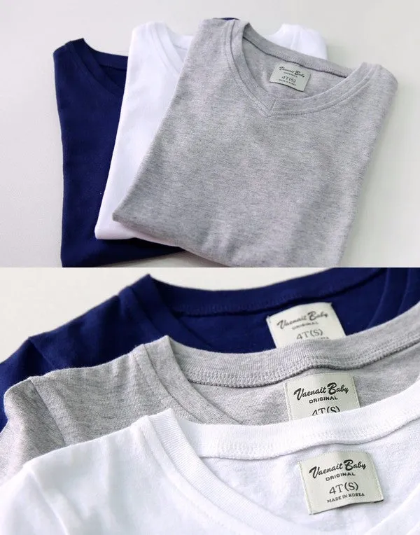 British Long Sleeve T-shirts 3 Pack Set