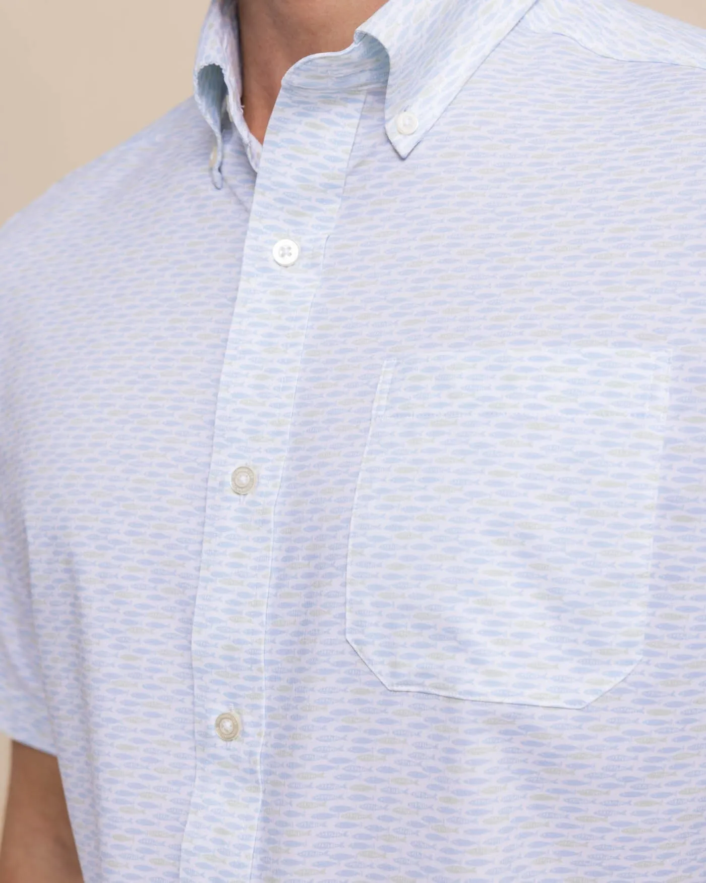 brrr°® Intercoastal Casual Water Short Sleeve Sport Shirt