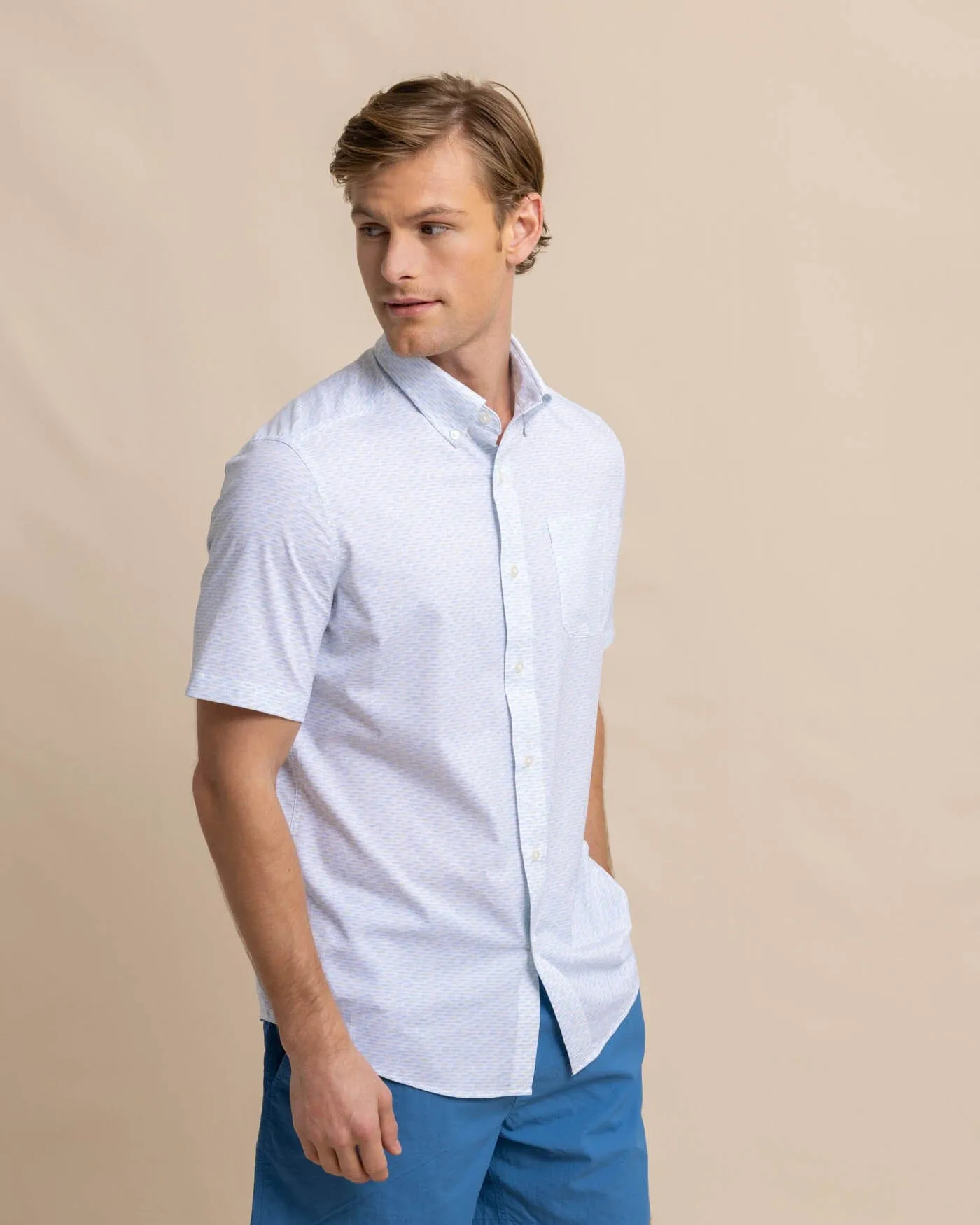 brrr°® Intercoastal Casual Water Short Sleeve Sport Shirt
