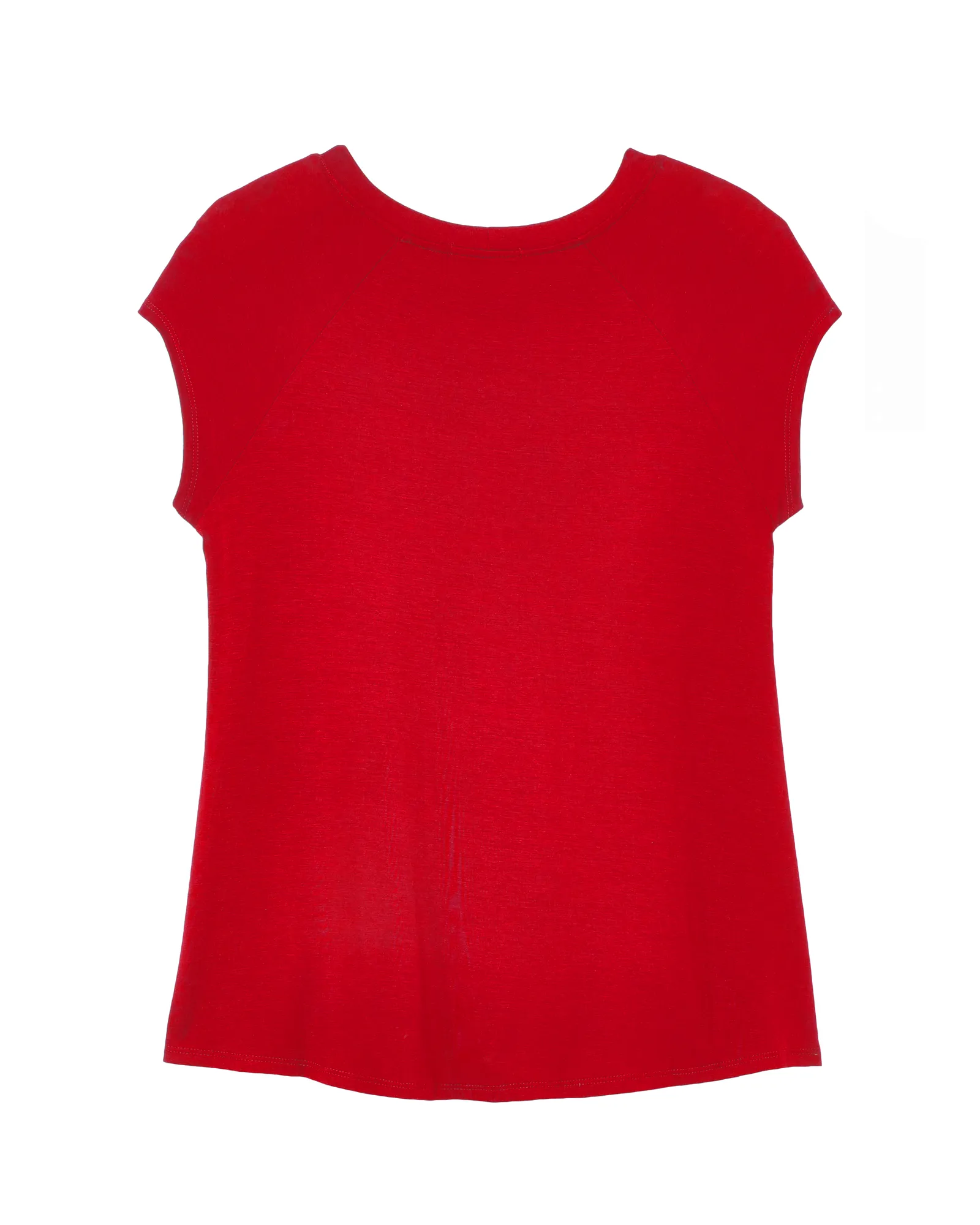 Charlie Detailed Shark Bite Tee | Red