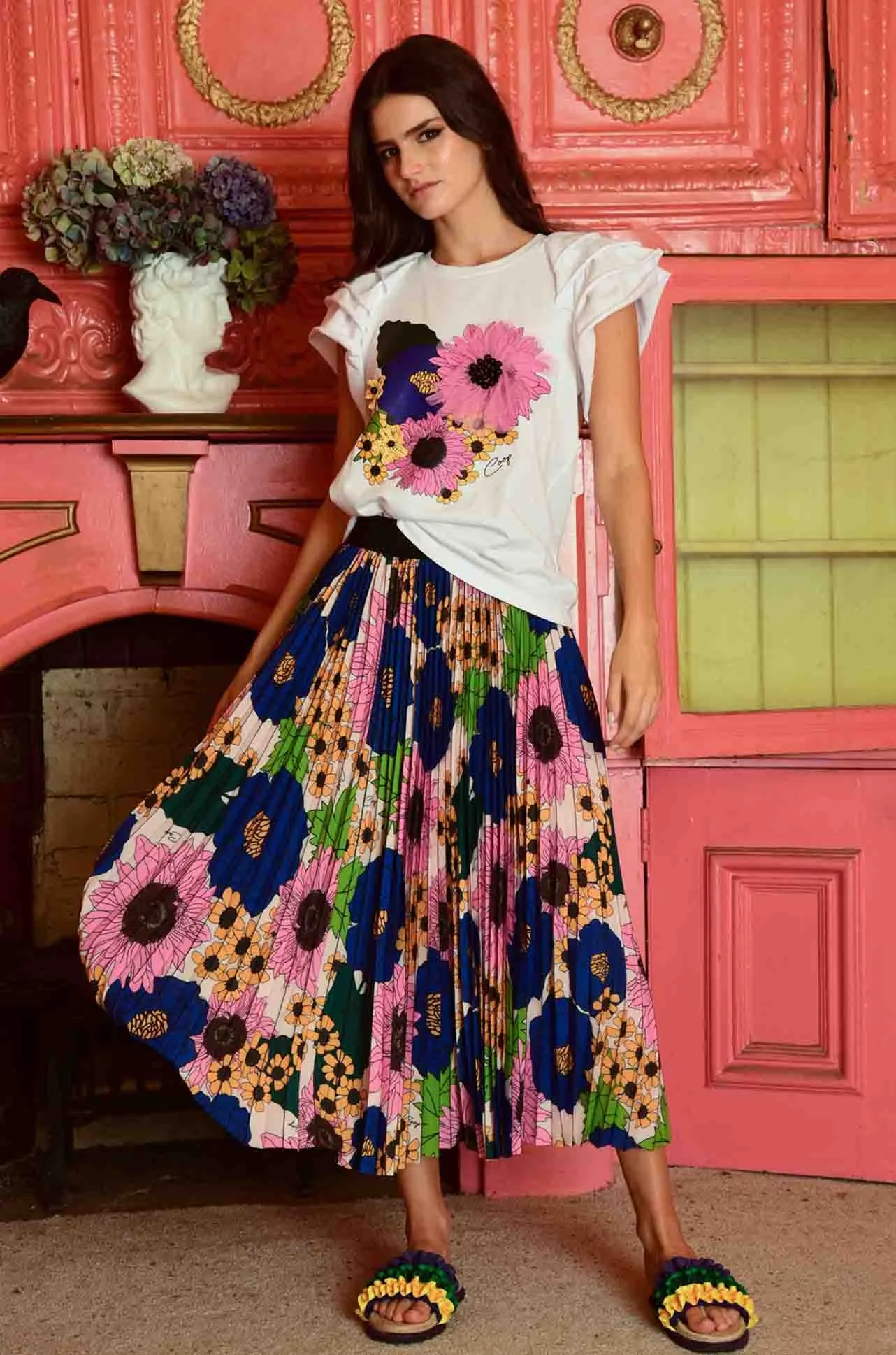 Coop - Empire Of The Sunflower The Pleat Is On Skirt