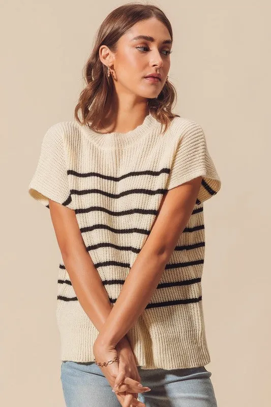 Crew Stripe Knit Sweater