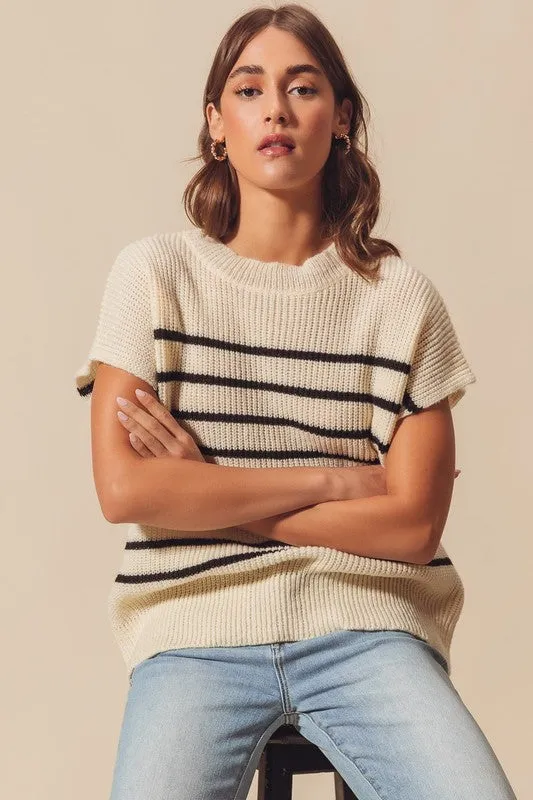 Crew Stripe Knit Sweater