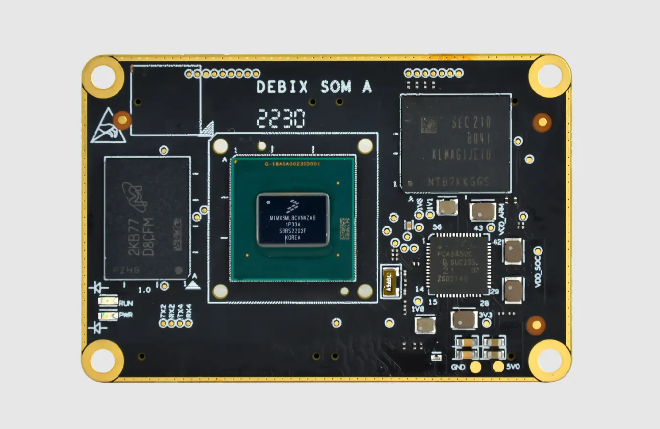 DEBIX SOM A System-on-Module Core Board, i.MX 8M Plus Processor, 2.3 TOPS NPU