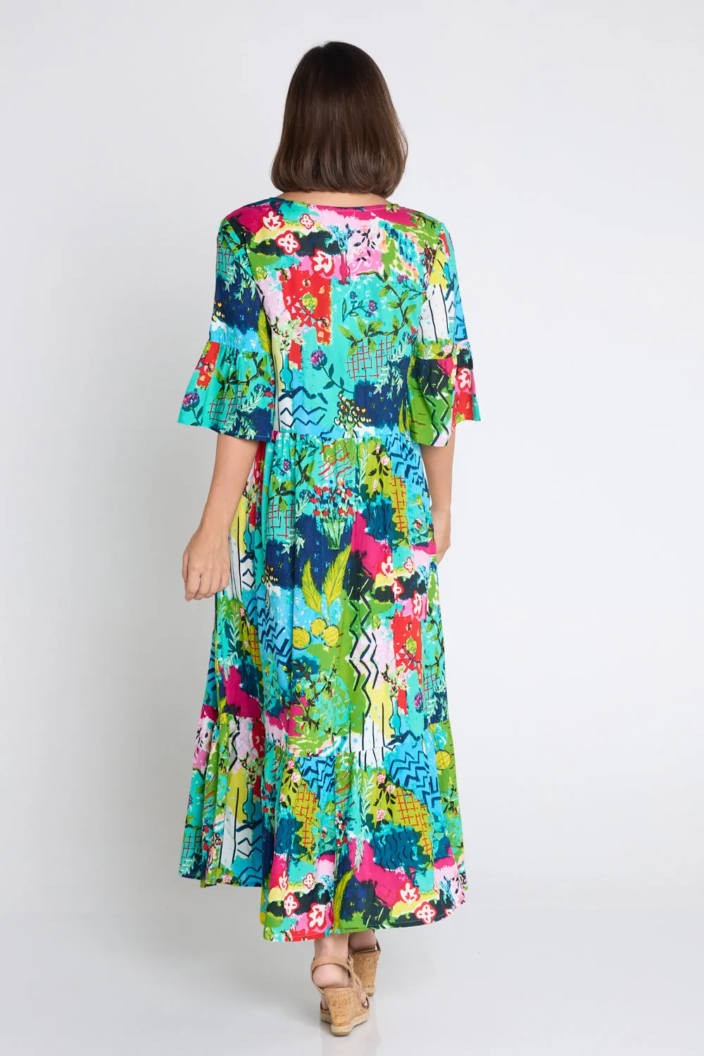 Elafonissi Dress - Artist Print