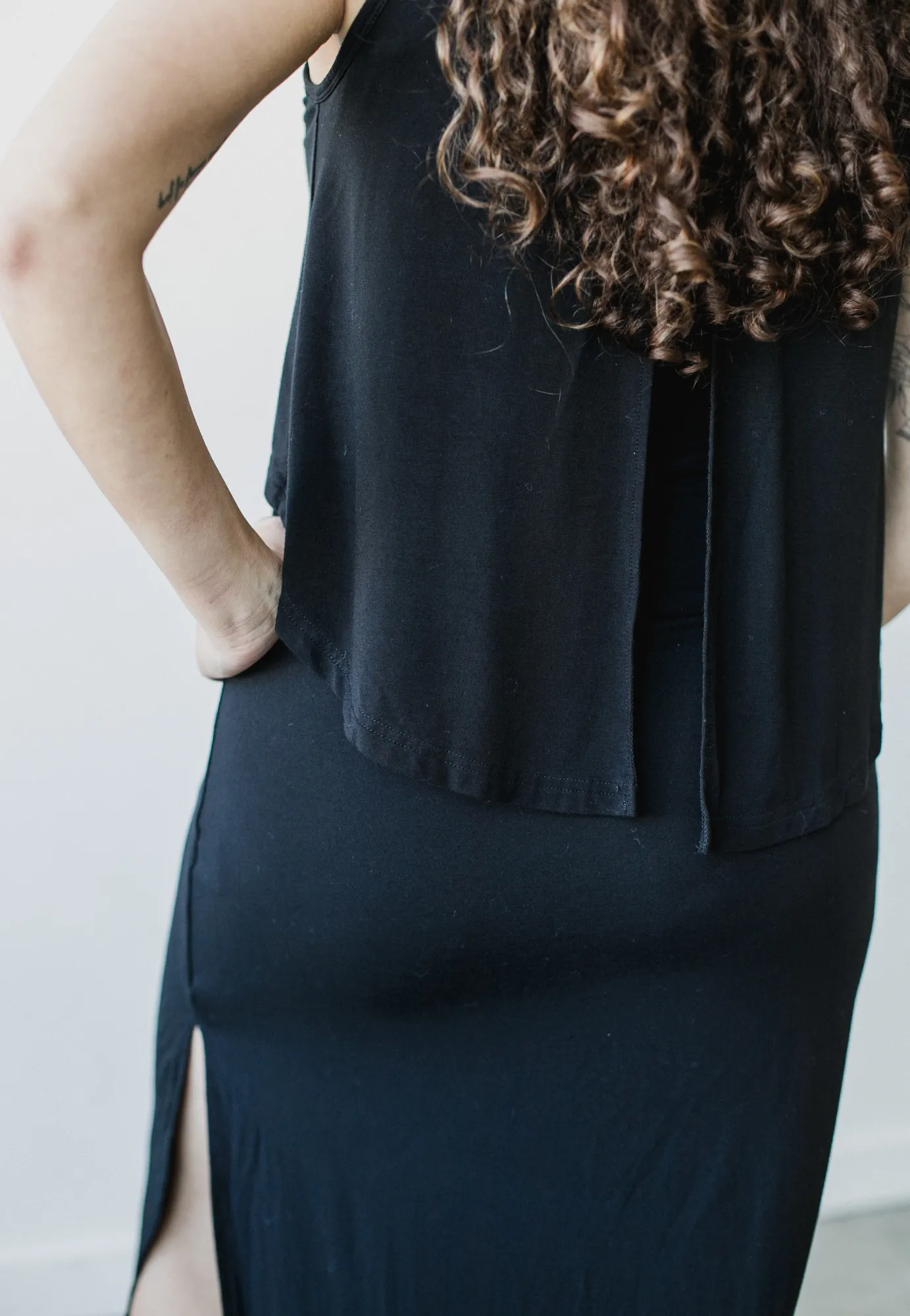 Ella Bella Basics™️ Black Float Dress
