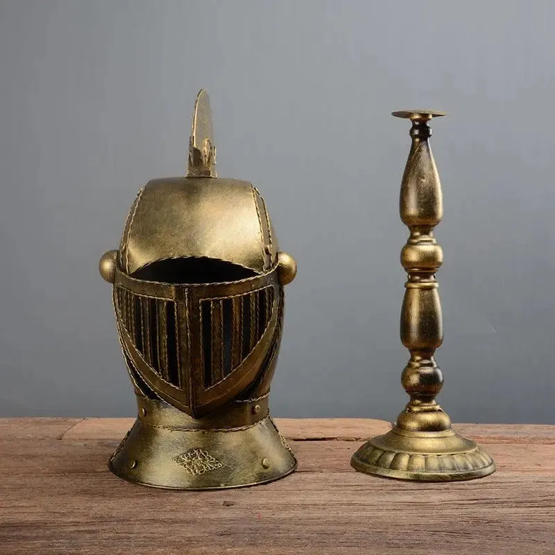 European-style Wrought Iron Armor Samurai Ornaments.