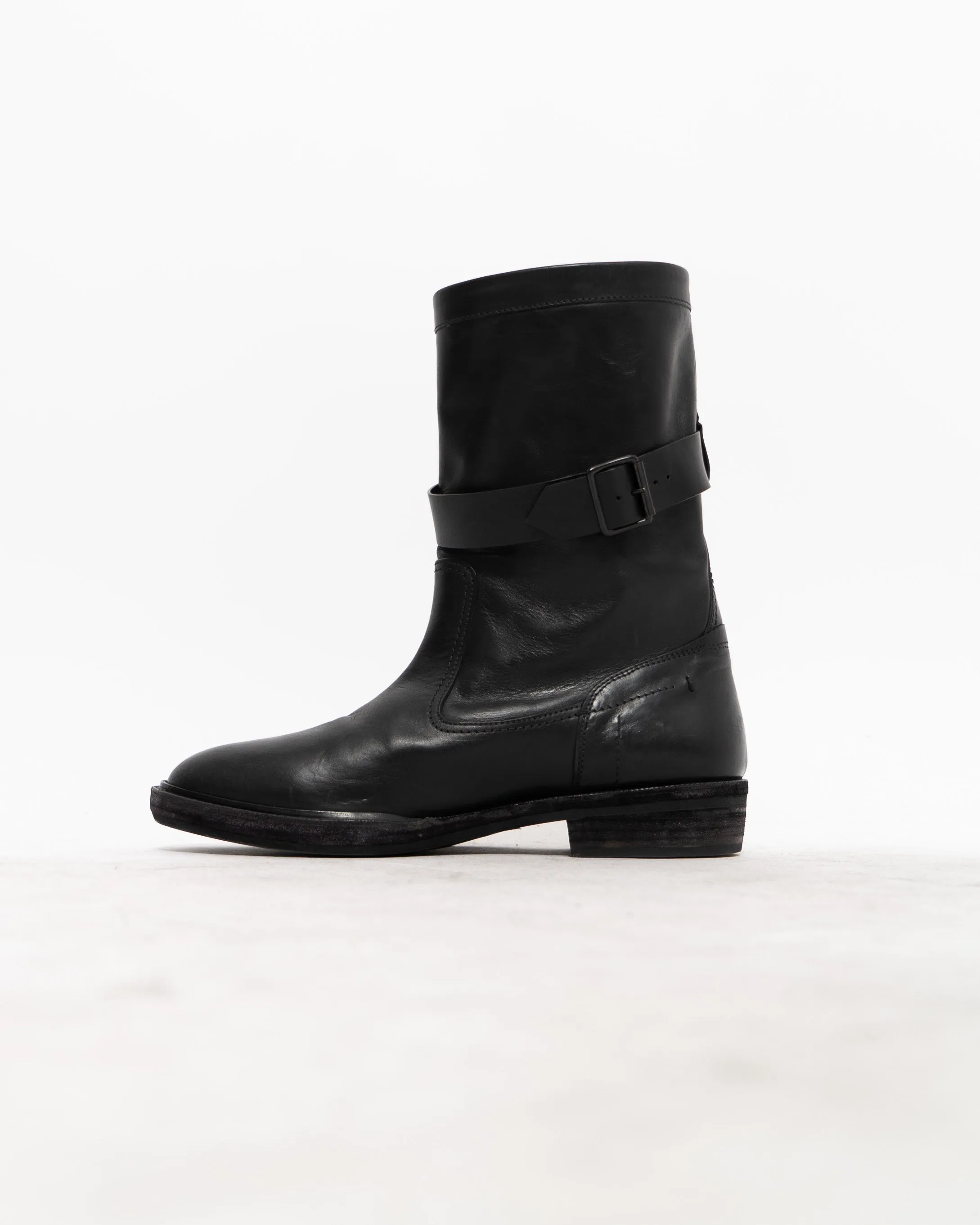 FW17 Black Dean Engineer Leather Boots