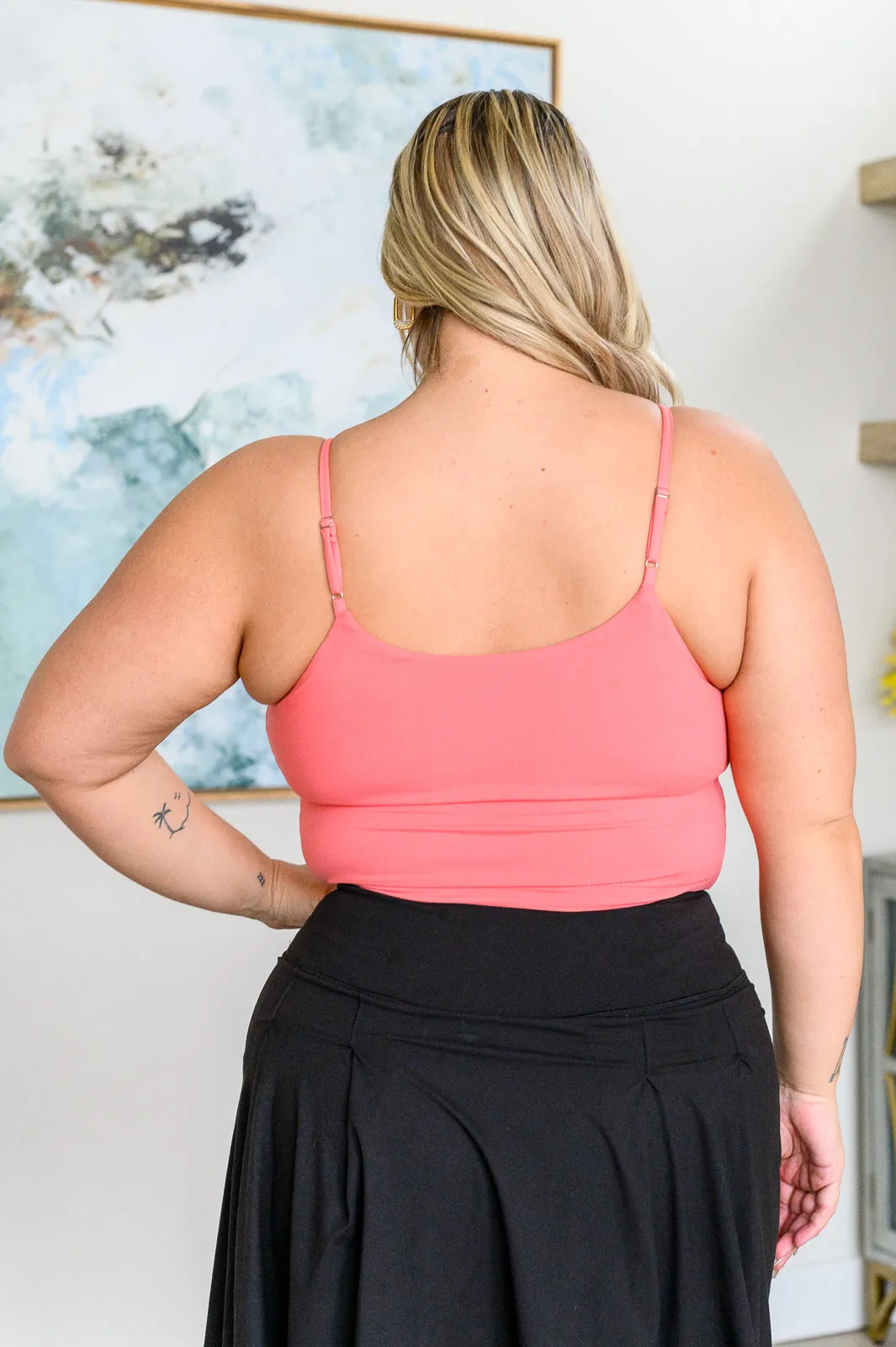 Hot Yoga Tank in Coral Rose - 4/16