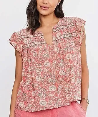 Kenzie top in rouge