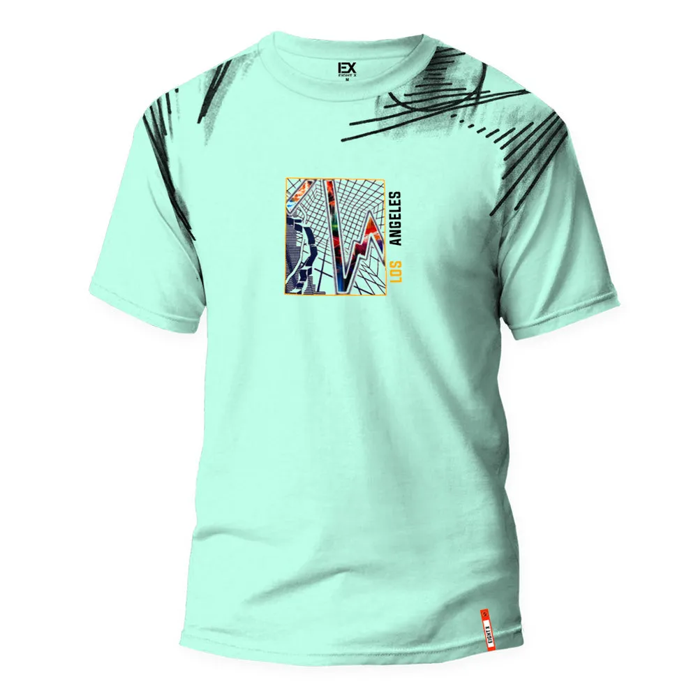 LA Boom 8X Street T-Shirt - Mint Green
