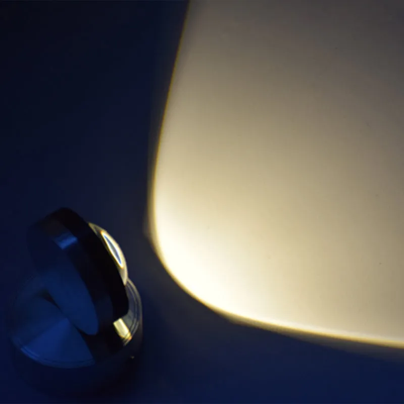 LED Silver Finish Bedroom Wall Sconce with Crystal Shade - Warm & White Lighting