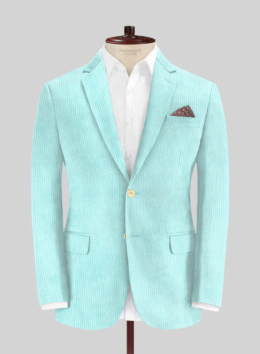 Light Blue Corduroy Suit