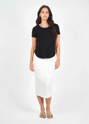 Lou Lou Janis Tee - Block Colour | Black 15nb011