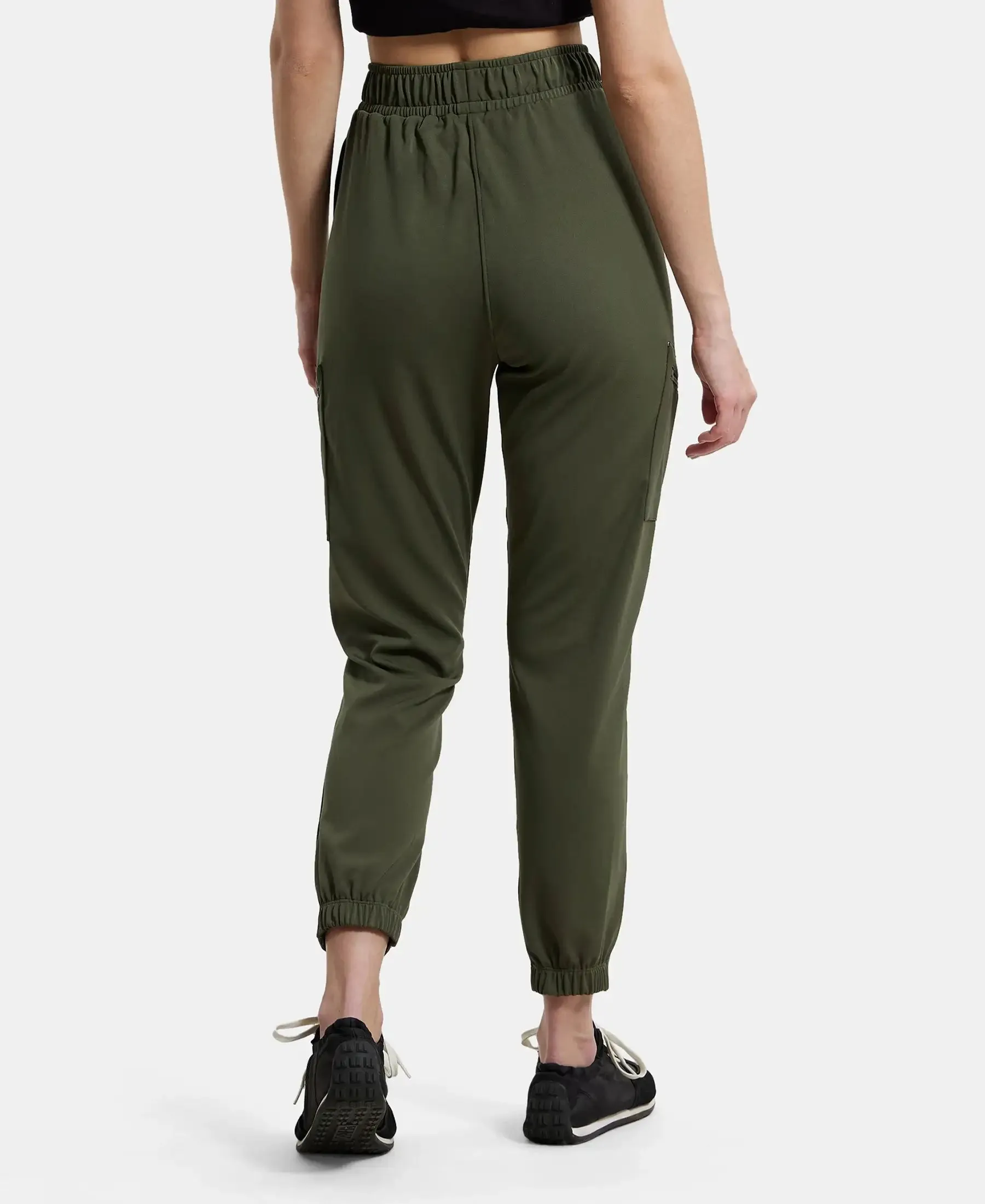 Microfiber Fabric Regular Fit Solid Travel Pants - Deep Depths