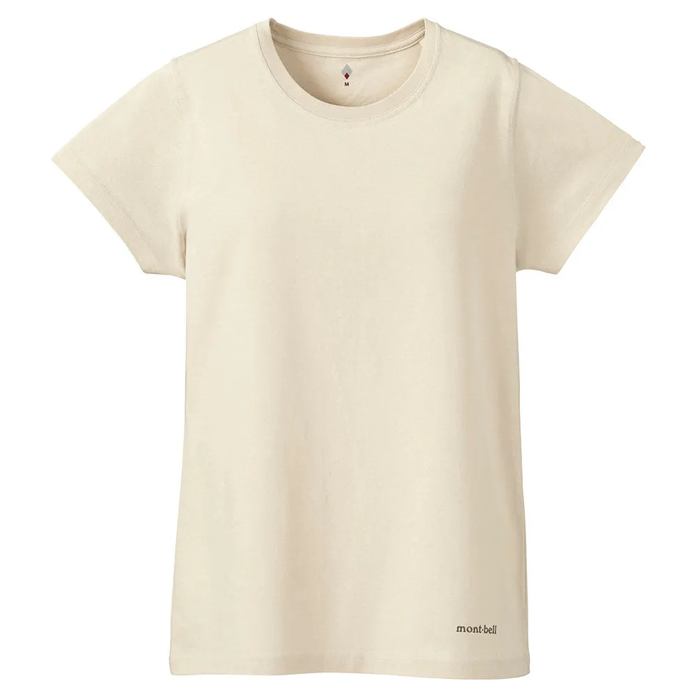 Montbell Womens Cotton T One Point Logo