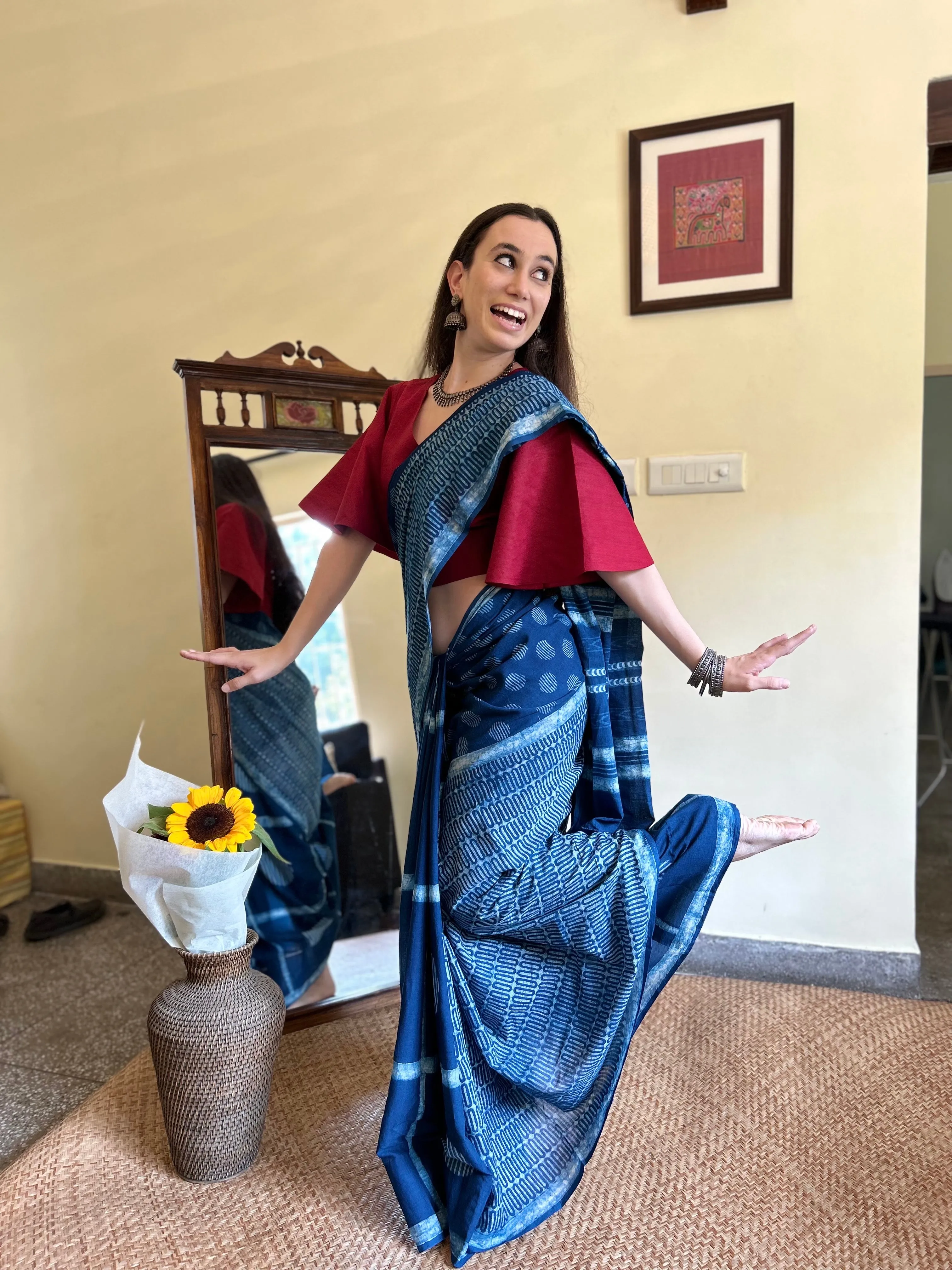 Neelam Cotton Saree