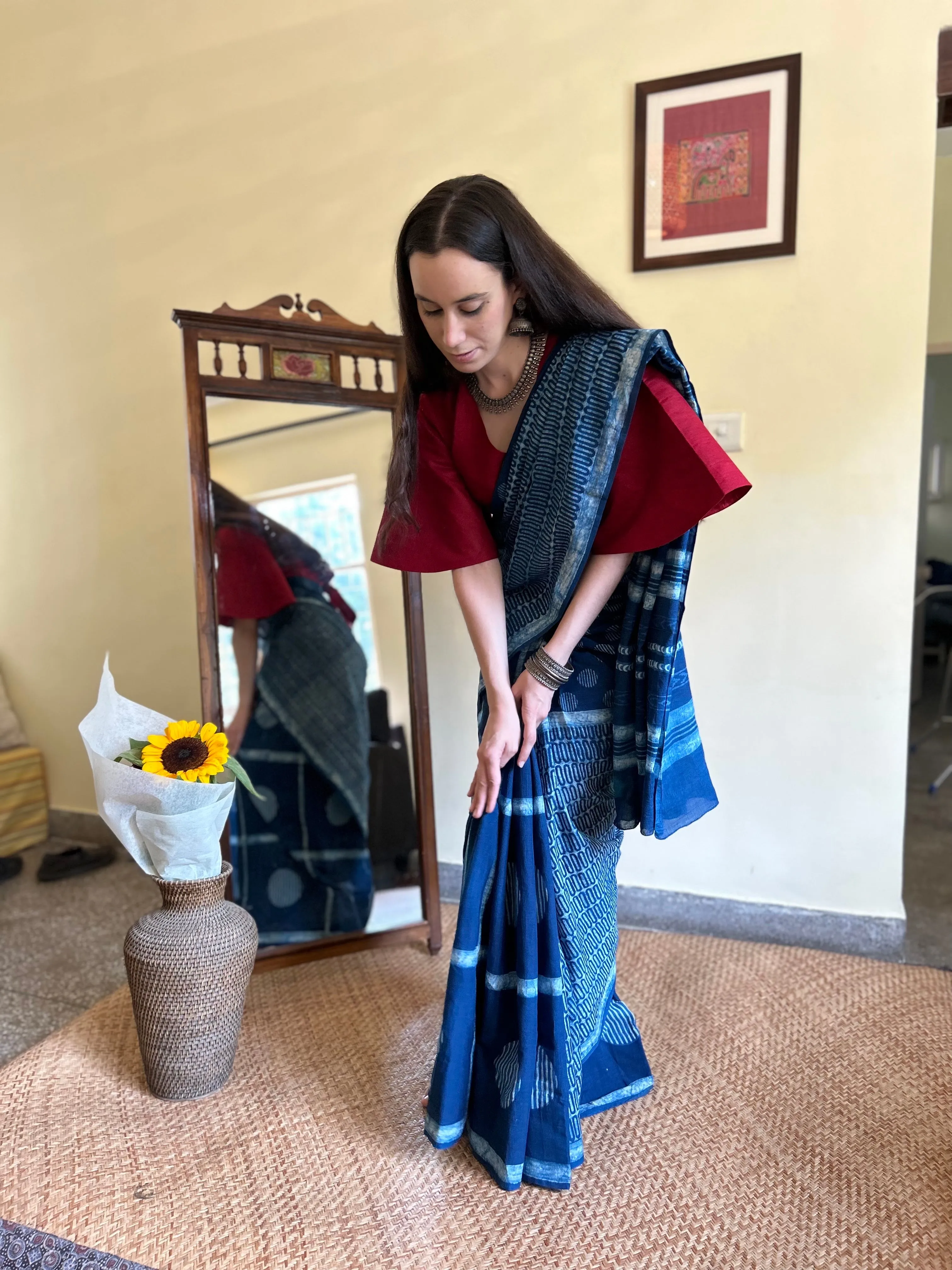 Neelam Cotton Saree