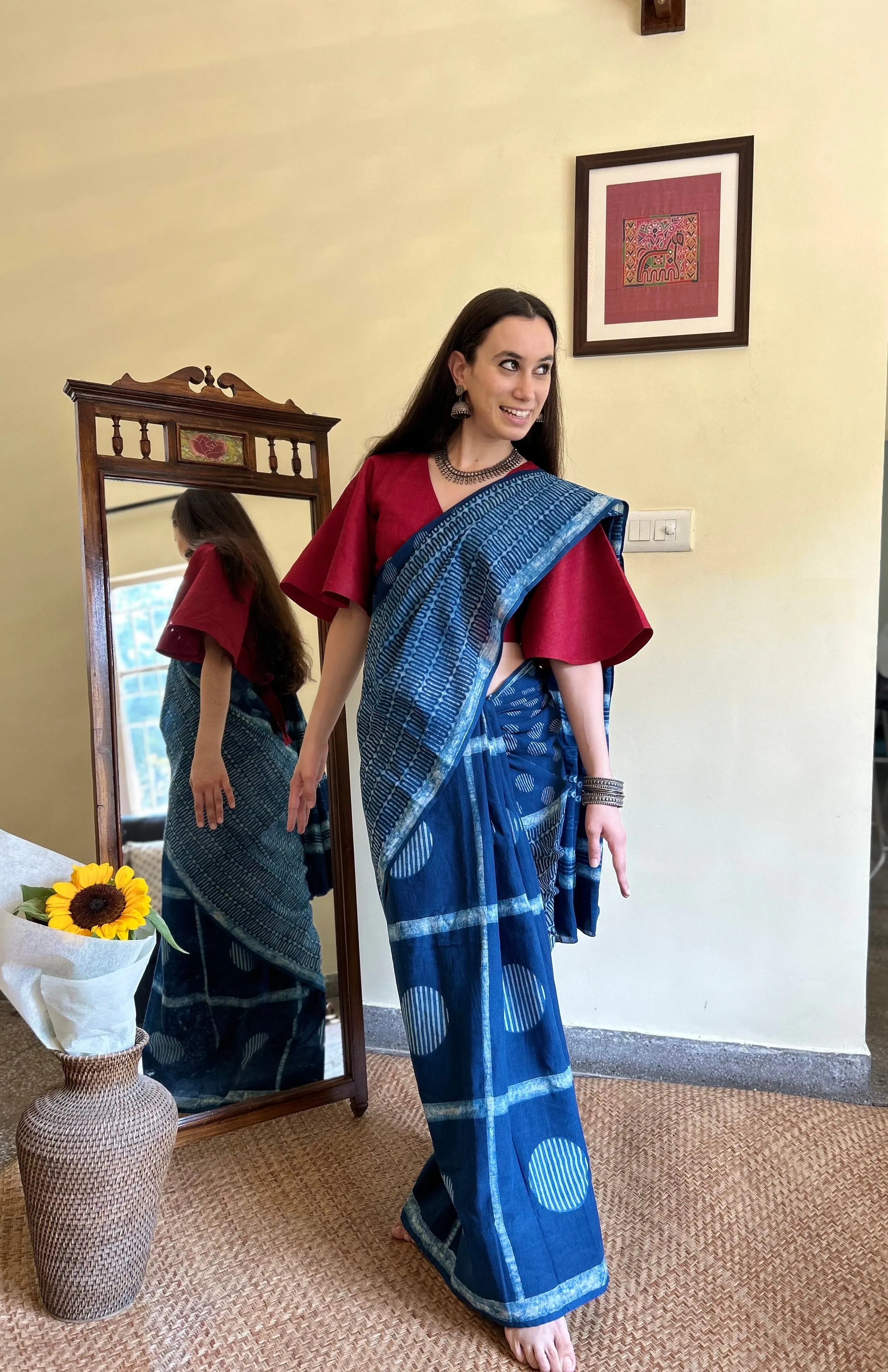 Neelam Cotton Saree