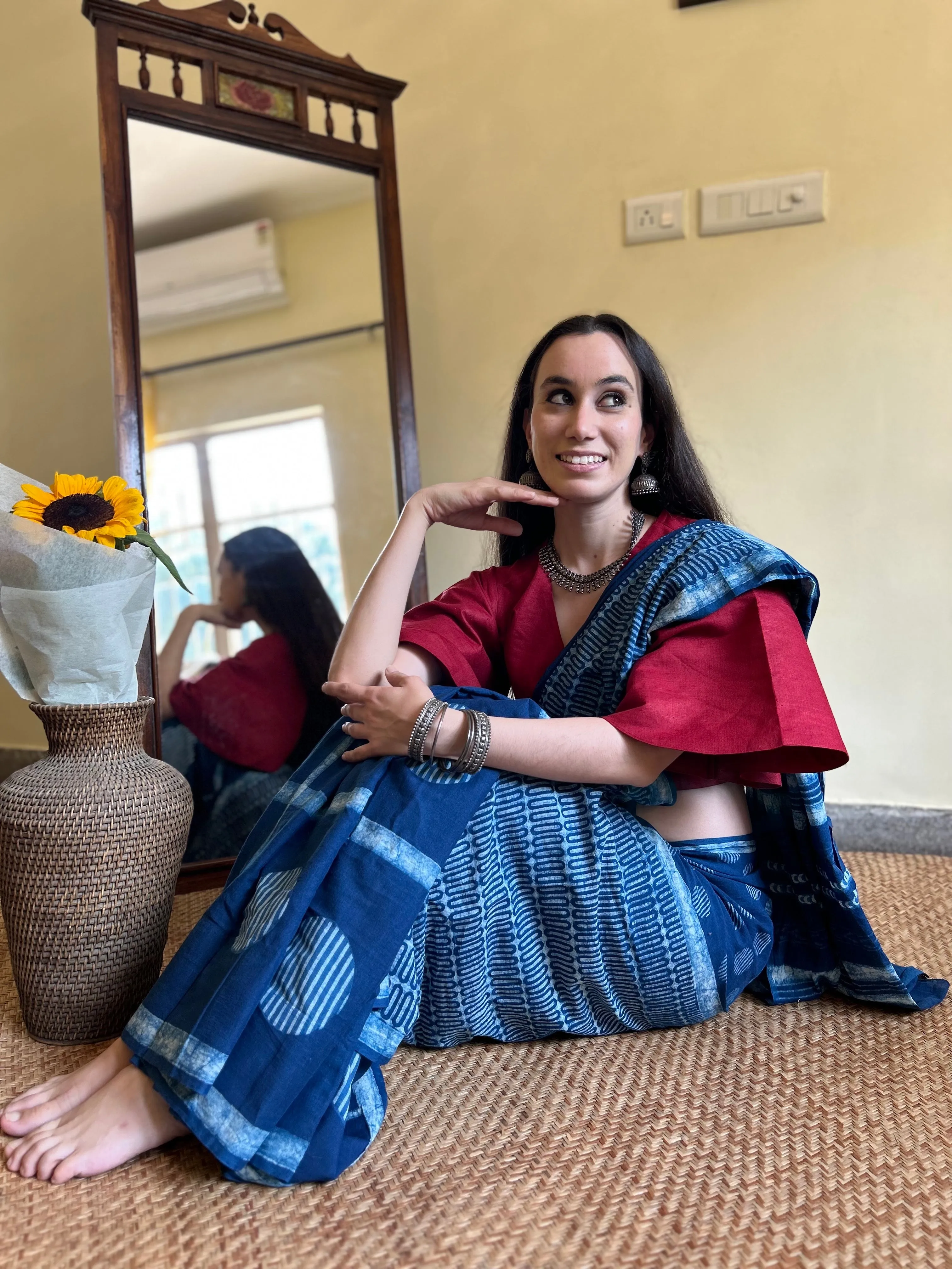 Neelam Cotton Saree