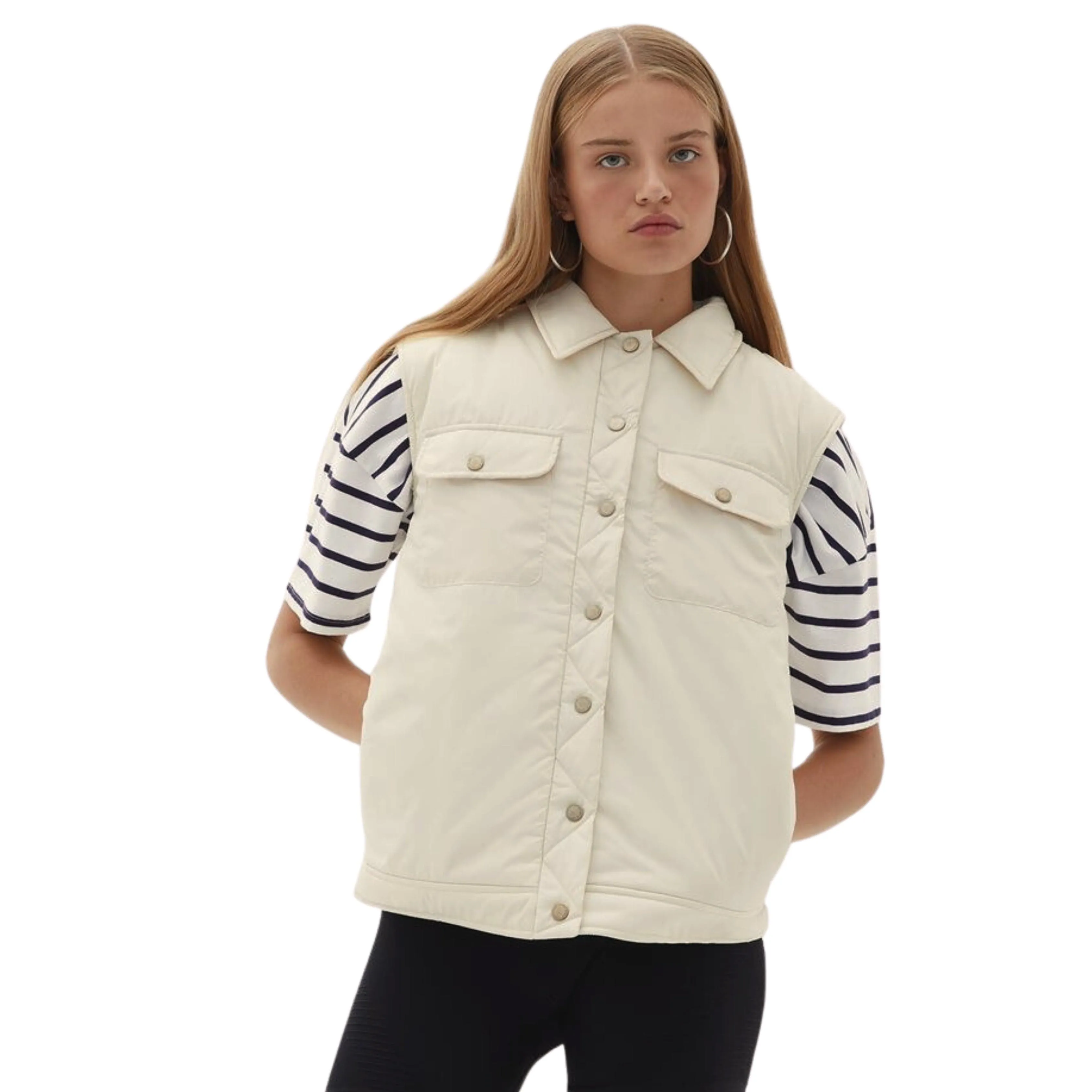 OXXO - Black Waist with Pocket Detail Vest