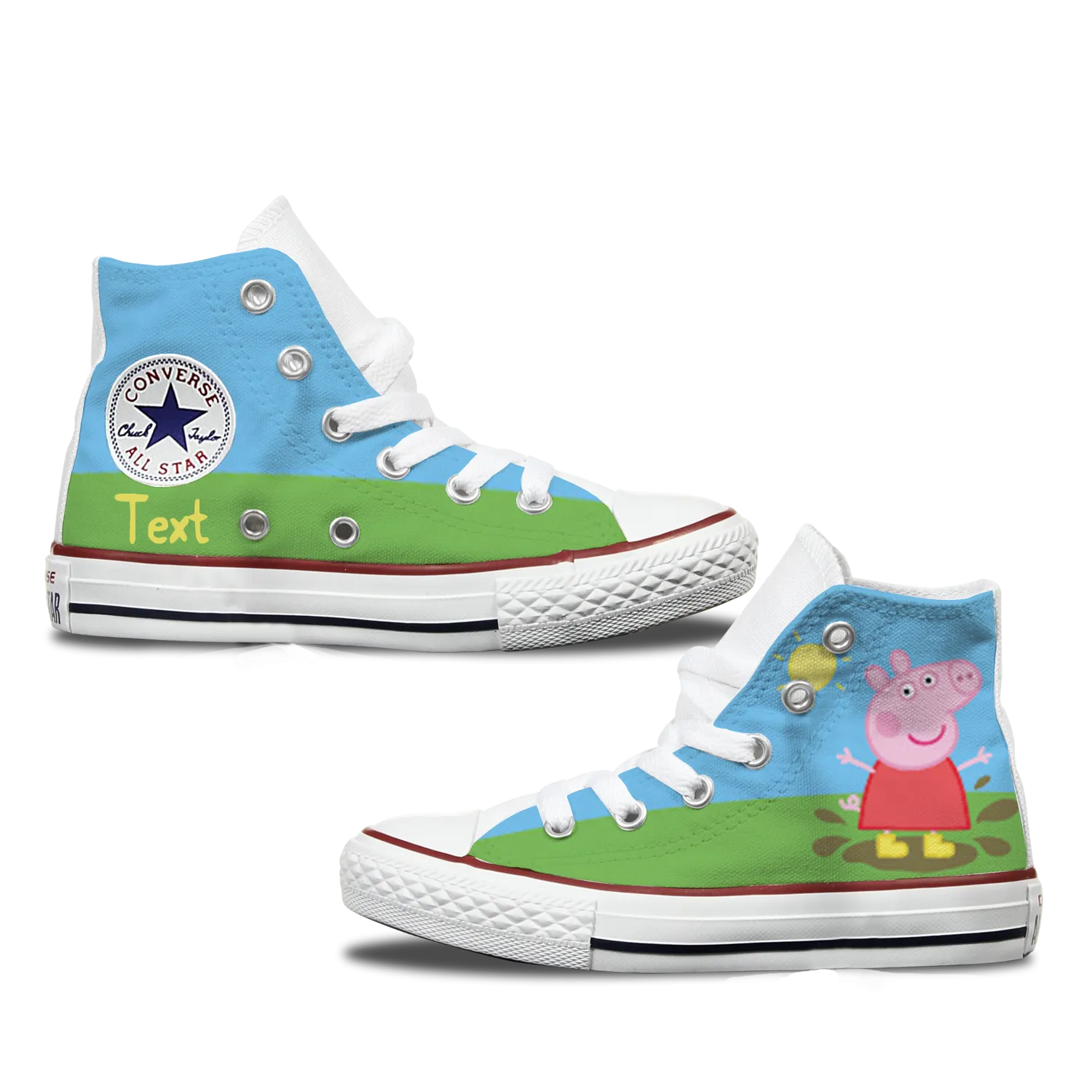 Peppa Pig! Custom Converse