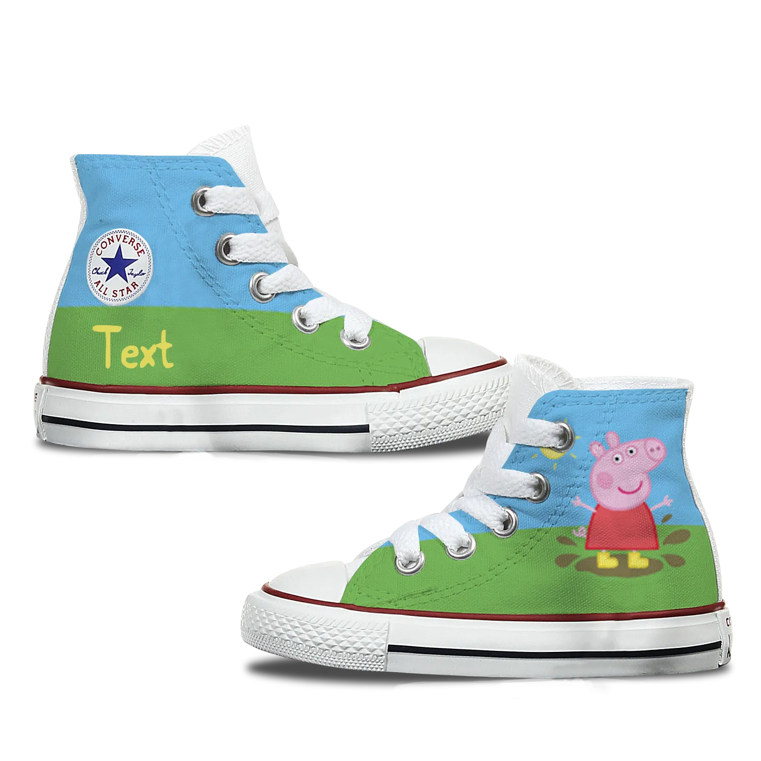 Peppa Pig! Custom Converse
