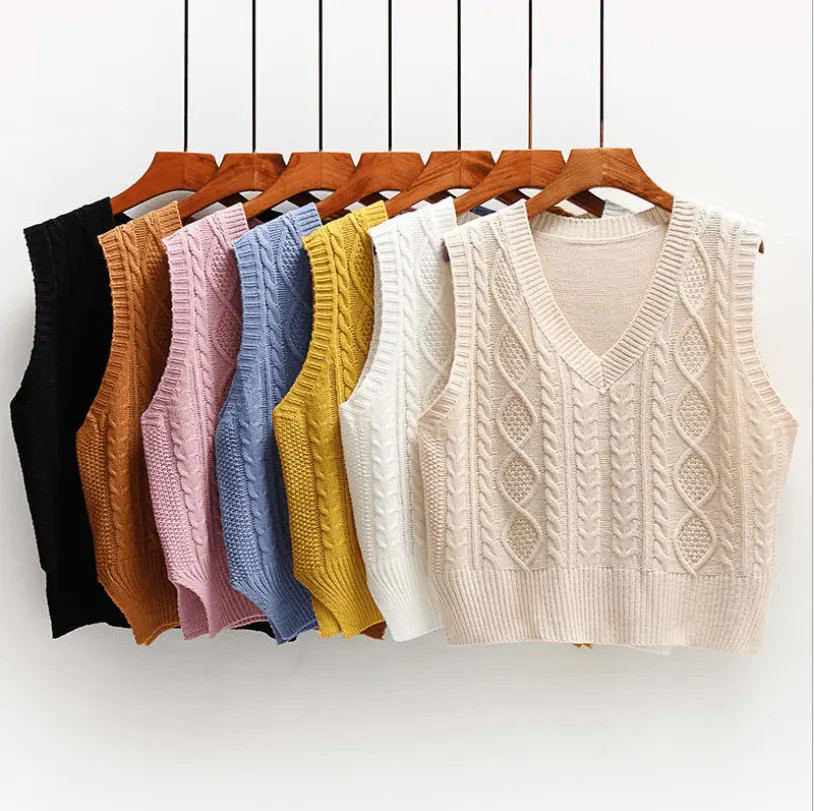 Pre Order:  Embossed Knit Short Vest
