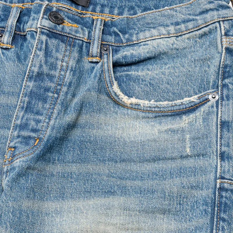 Purple Brand Low Rise Skinny Leg 9 To 5 Jean - Dark Indigo