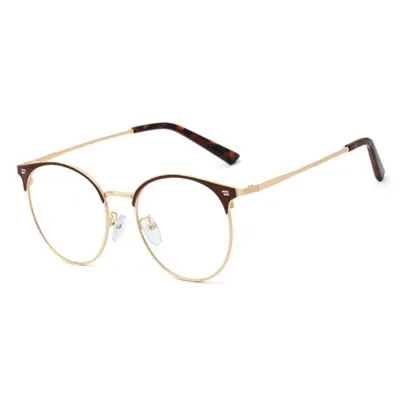 Ralferty Women's Full Rim Round Alloy Eyeglasses F95600