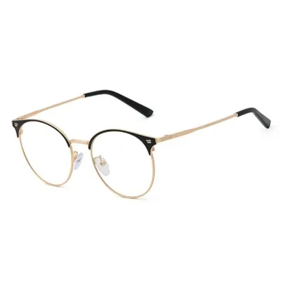 Ralferty Women's Full Rim Round Alloy Eyeglasses F95600
