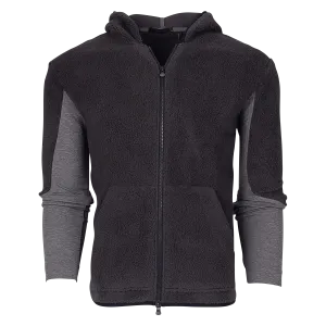 Sherpa Hybrid Full-Zip Hoodie