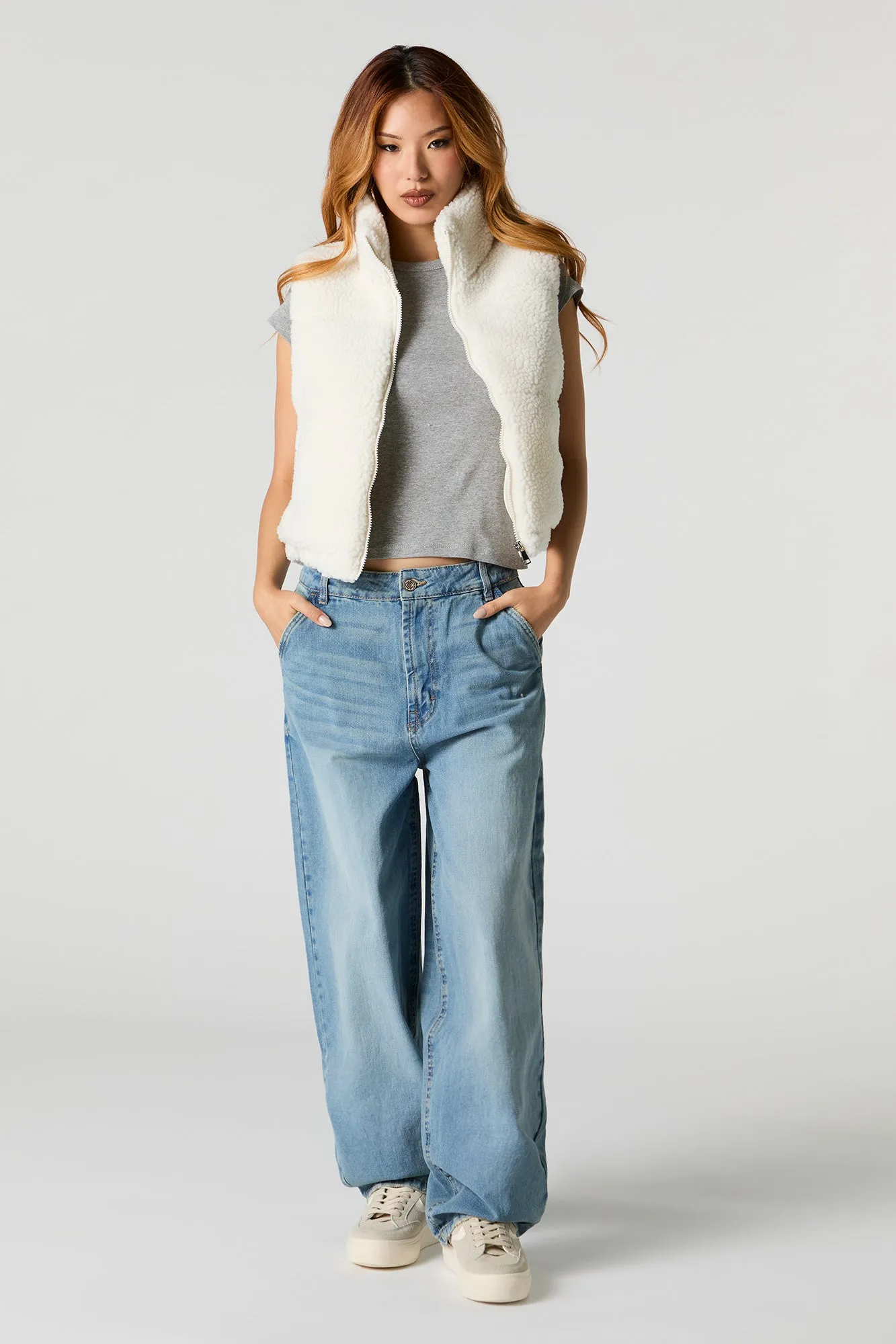 Sherpa Puffer Vest