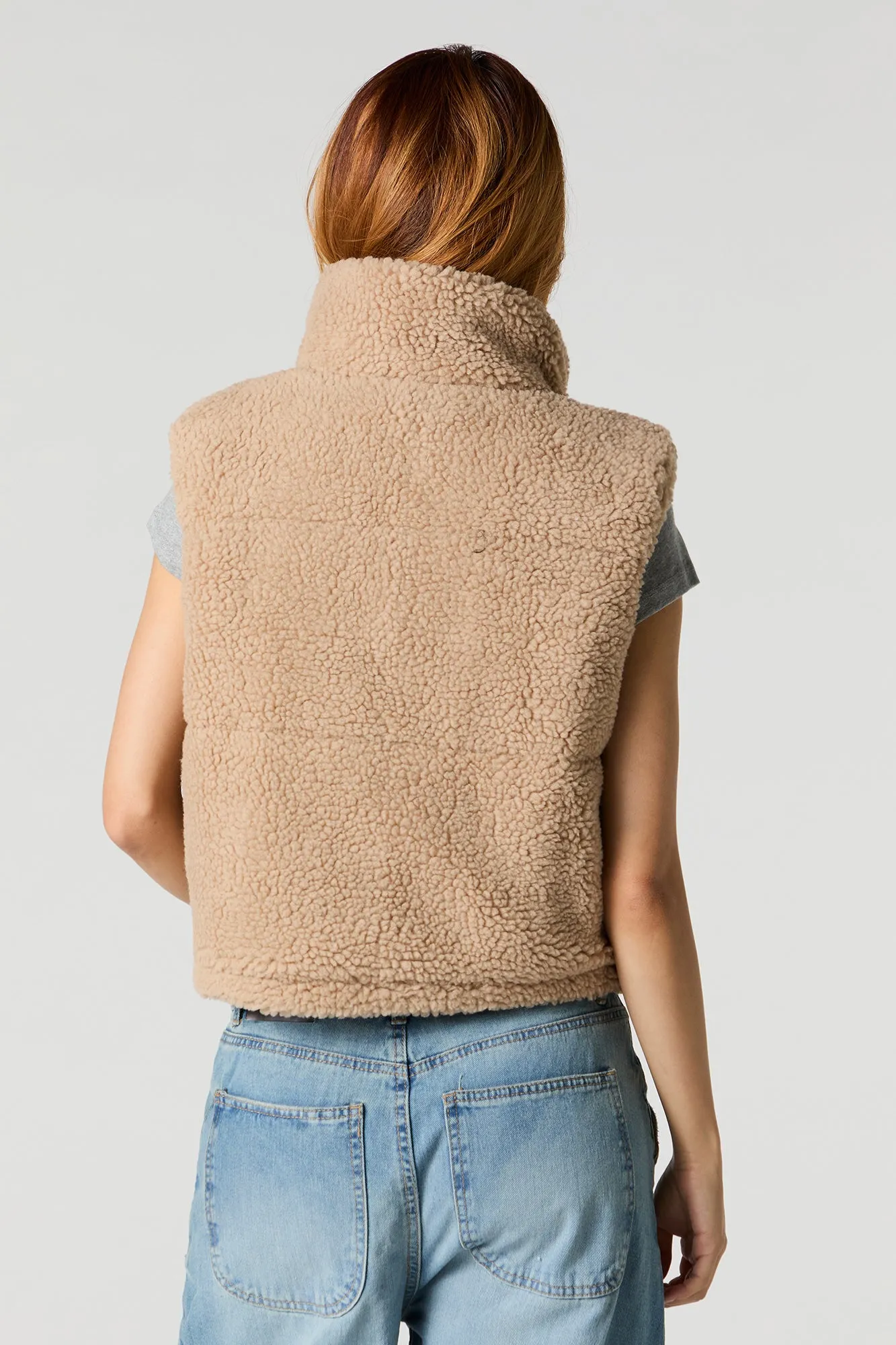 Sherpa Puffer Vest