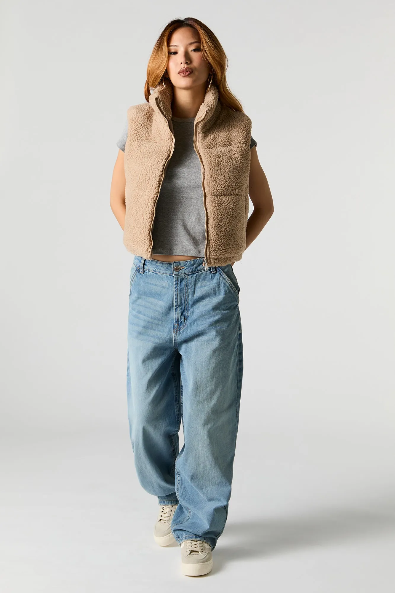 Sherpa Puffer Vest
