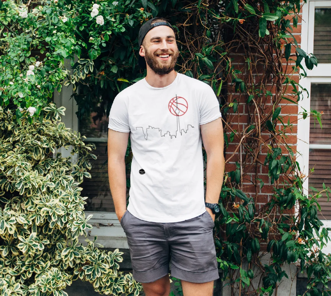 Toronto Outline Basketball Unisex T-Shirt