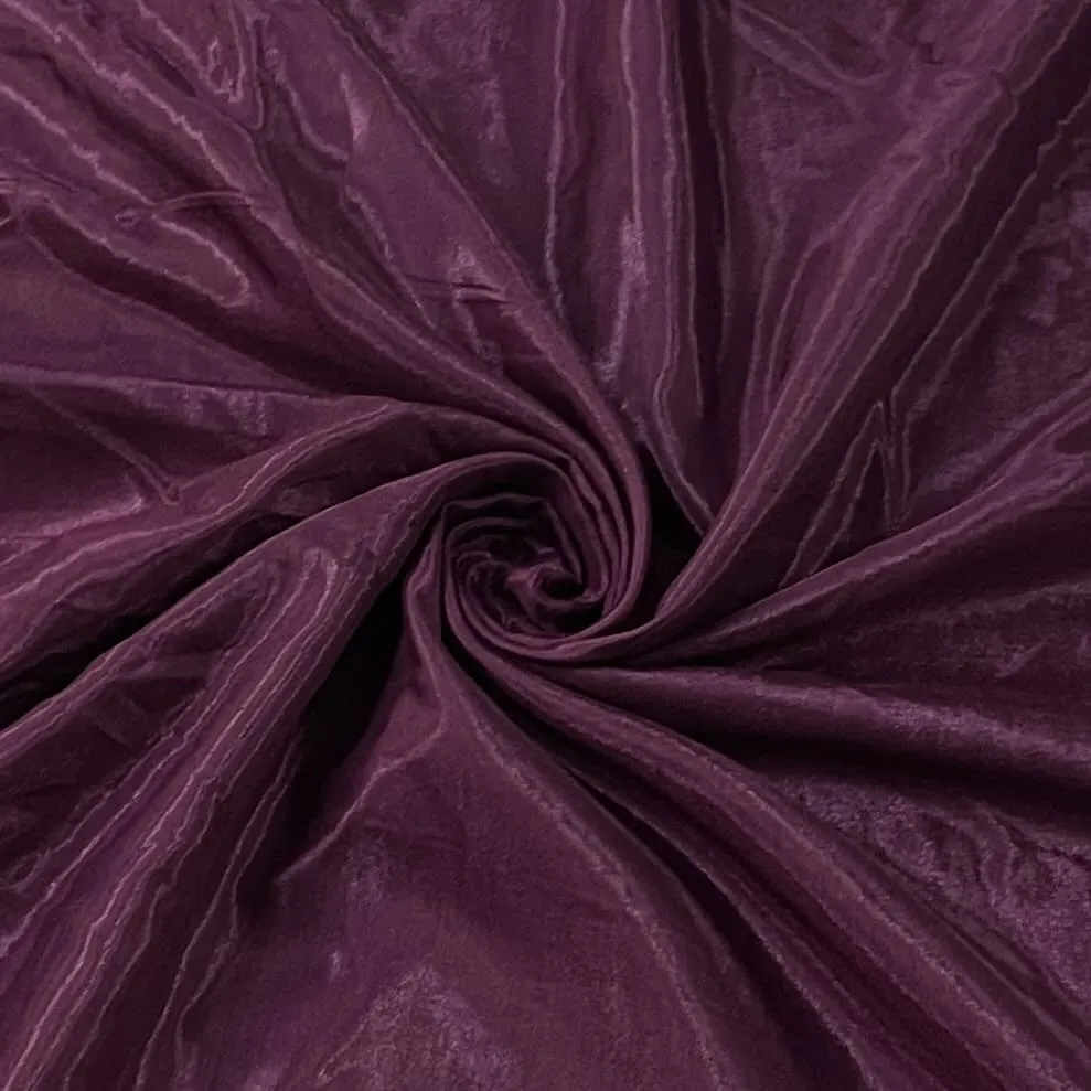 Wine Solid Shantoon Fabric